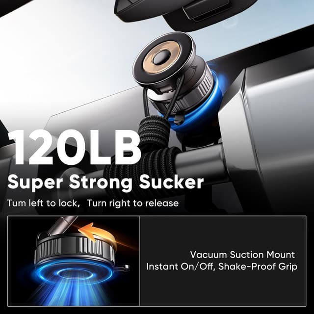 Thumbnail 2 de iPhone 17 Pro Max MagSafe Car Phone Holder 360°