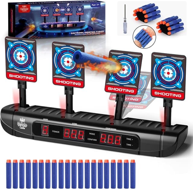Detalle de Lehoo Castle cible Nerf 4 cibles