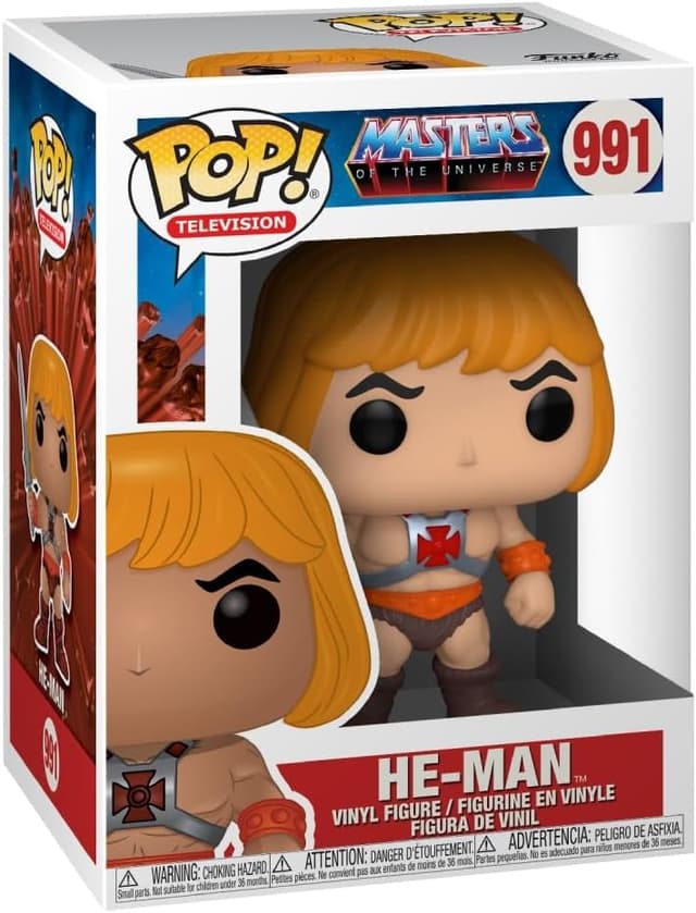 Detalle de Funko Pop! Animation Masters of The Universe – He-Man, figura in vinile da collezione