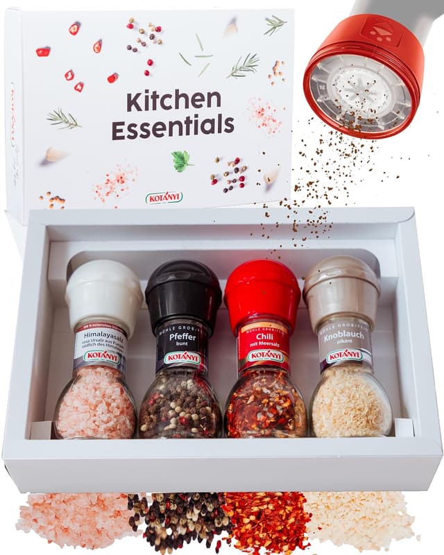 Imagen de Kotányi Kitchen Essentials Gewürzmühlen Set 🧂 en OfertitasTOP