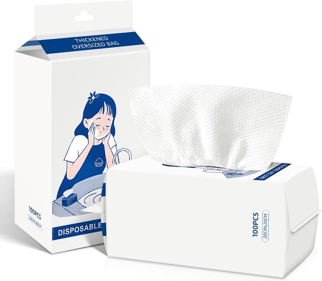 Detalle de Carehabi Toallitas Desechables Faciales 200