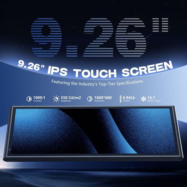 Detalle 2 de 9.26in Krunia wireless CarPlay screen