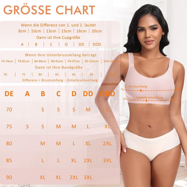 Thumbnail 5 de Nahtloser BH Damen Komfort Bustier