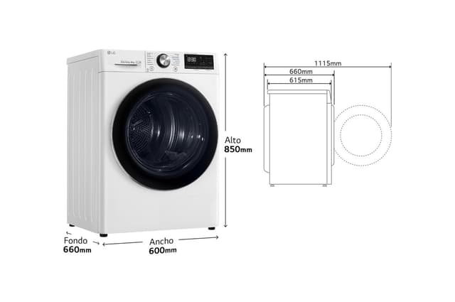 Detalle 2 de Samsung RC80V9AV2W Secadora 8 kg A+++