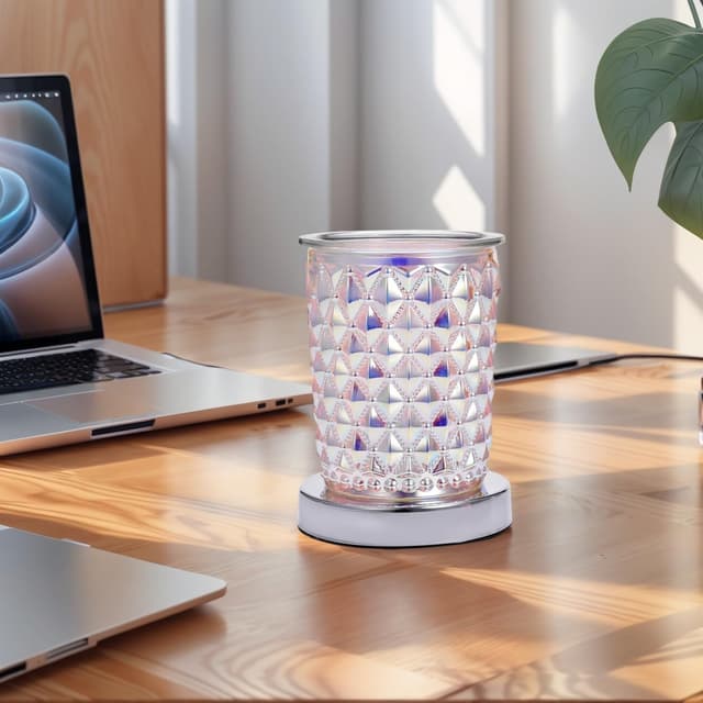 Thumbnail 6 de DICIMI Diamond-Cut Crystal Electric Wax Melt Warmer with Touch Control and 3 Heat Settings