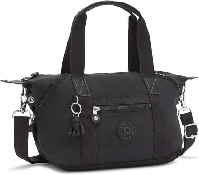 Detalle de Kipling Art Mini Bolso Pequeño Black Noir