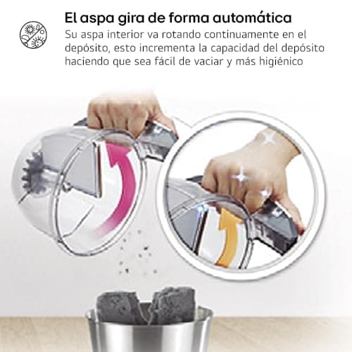 Thumbnail 5 de LG VK8506NHAG - Aspiradora Sin Bolsa 650W 🚀 Eficiencia Turbo