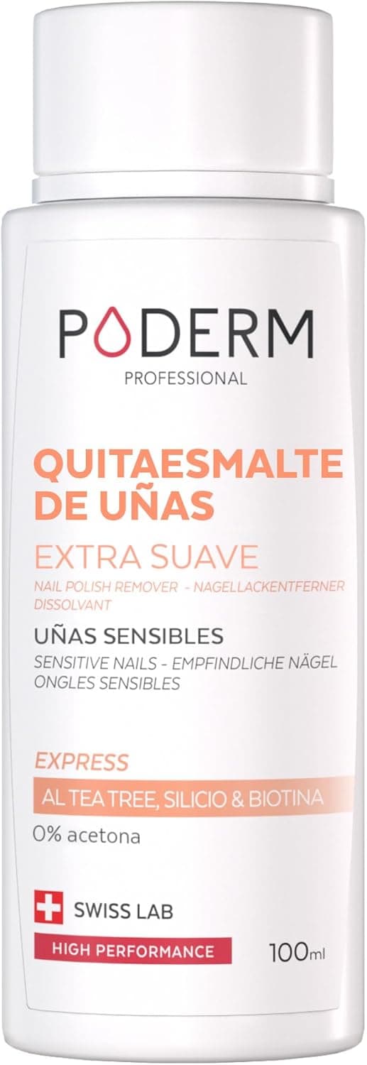 Detalle de PODERM Quitaesmalte Extra Suave 100 ml