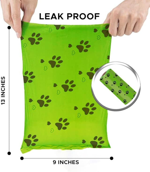 Detalle 1 de EcoNour Dog Poo Bags (540-count) Biodegradable, Scented & Leak-proof with Dispenser