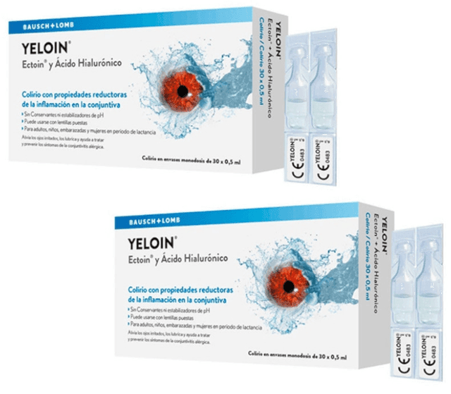 Imagen de Bausch&Lomb Colirio Yeloin unidosis 2x30 x 0,5 ml en OfertitasTOP