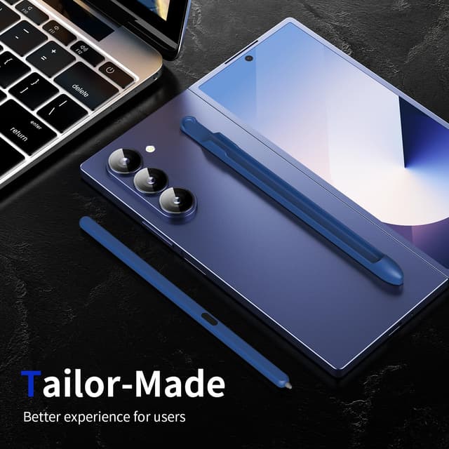 Detalle de Sostituzione S Pen per Galaxy Z Fold 6 (Fold5/Fold4/Fold3) con slot Blu – Stilo Fold Edition