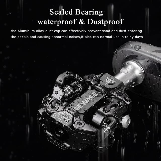 Thumbnail 4 de GEWAGE Pedali Klick MTB SPD 365 g