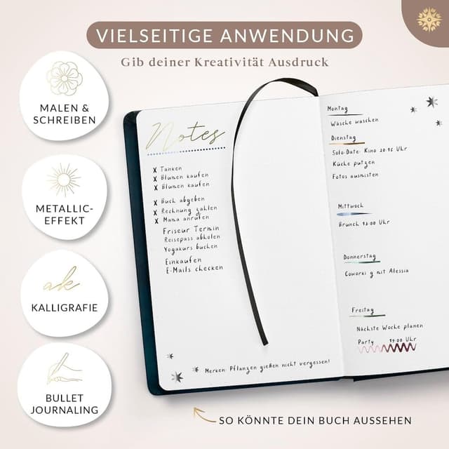 Detalle de LEBENSKOMPASS® Metallic Dual Pinselstifte 12 🎨