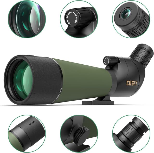 Thumbnail 3 de Gosky Flagship DiamondEdge 20-60x80 spotting scope