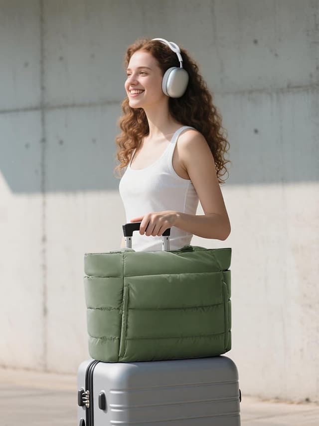 Detalle 2 de Puffer Tote Bag for Women ⌛