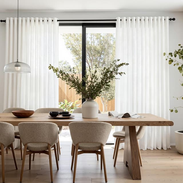 Thumbnail 6 de Rideau voilage lin 140x240 cm naturel