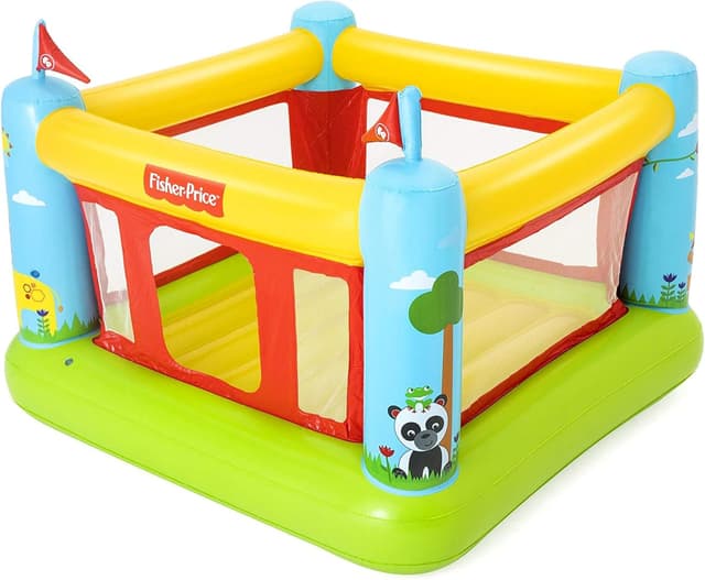 Detalle de Bestway Fisher-Price Hüpfburg Bouncetastic 175 x 173 cm