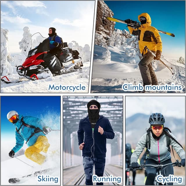 Thumbnail 6 de TAGVO Winter Thermal Fleece Balaclava 1pc