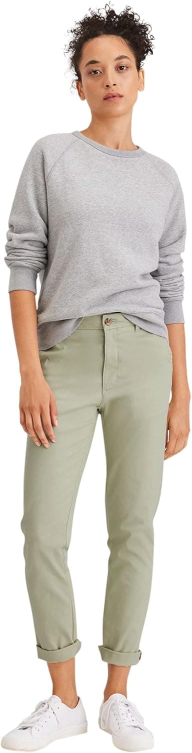 Detalle de Dockers Women’s Weekend Chino Slim Fit casual trousers