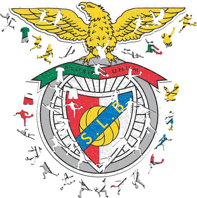 Thumbnail 6 de Iconic Puzzles – Benfica & Eusebio, puzzle en bois sous licence officielle (270 pièces, taille M)