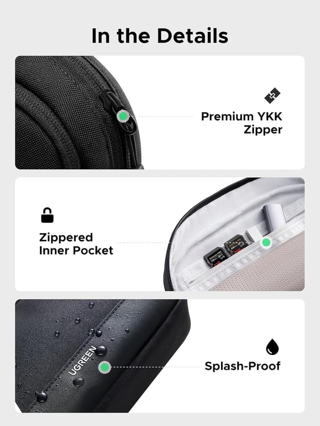 Thumbnail 6 de UGREEN Travel Tech Pouch: Cable Organizer Bag