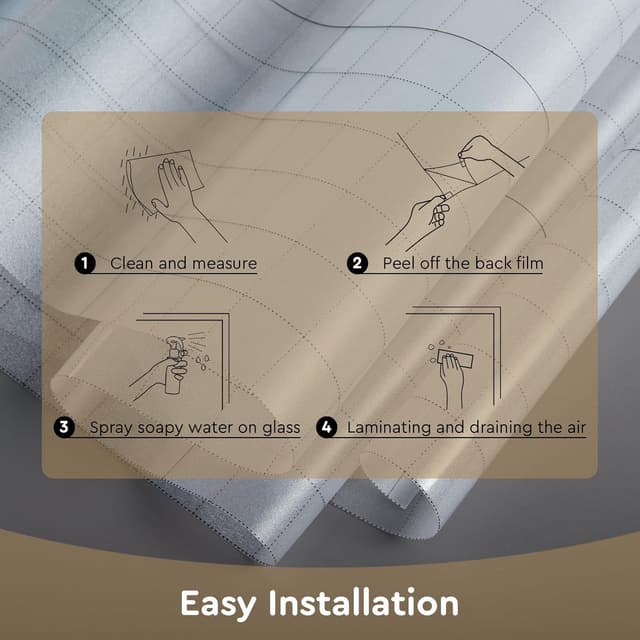 Thumbnail 6 de LEMON CLOUD Film fenêtre anti-regard électrostatique dépolie 60x200 cm