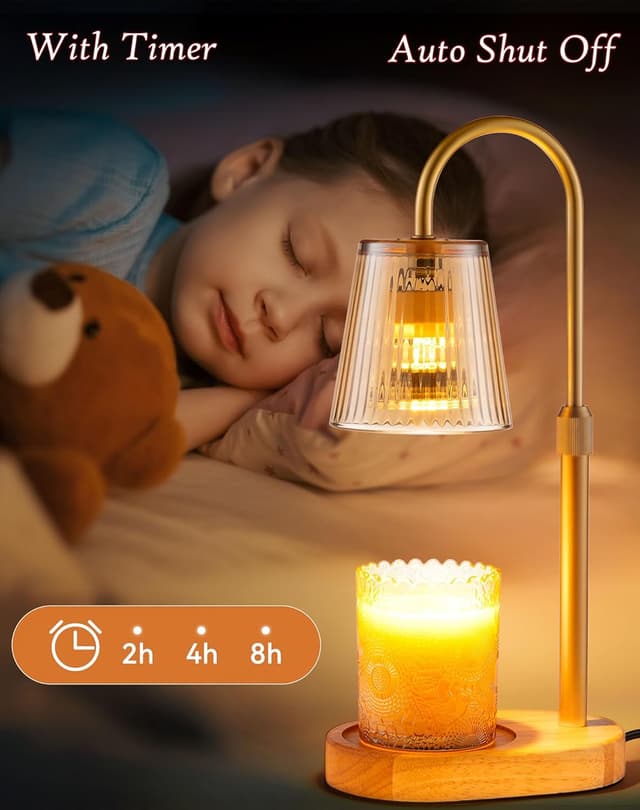 Detalle de Adjustable Candle Warmer Lamp with Timer