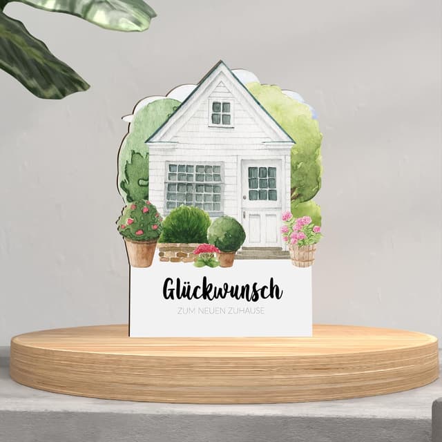 Thumbnail 4 de Holzkarte Einzug Geschenkkarte 3D