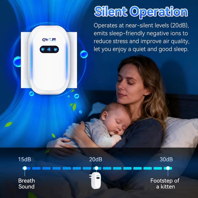 Thumbnail 3 de QWUE Air Purifier 2-pack for Bedroom 🏠