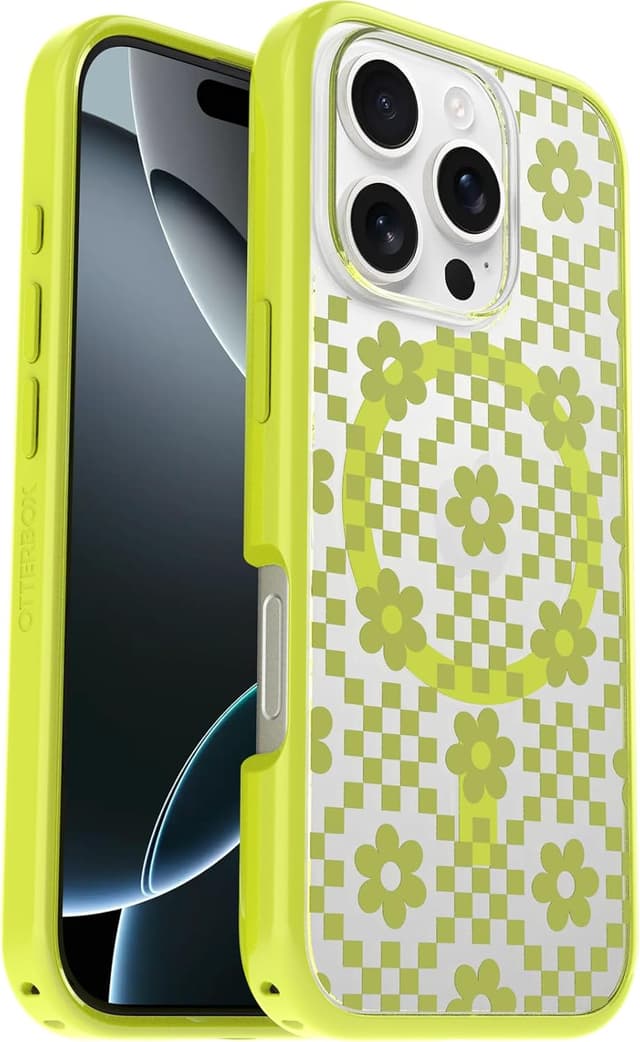 Detalle de Funda OtterBox Symmetry Series Clear MagSafe para iPhone 16 Pro
