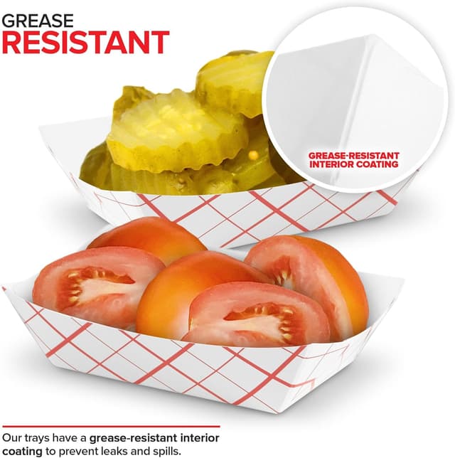 Thumbnail 4 de Mini Tiny Paper Food Boats 250 Pack