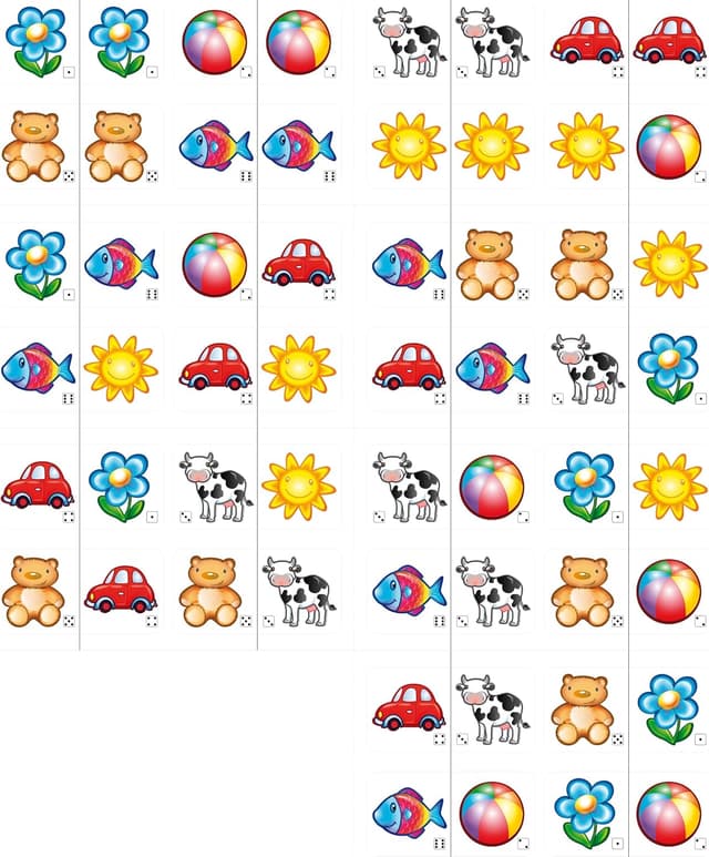 Detalle 2 de Schmidt Domino Junior 51240 – Gioco da viaggio per bambini (multicolore)