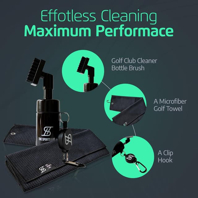 Detalle 2 de The Sports Lab Golf Club Cleaner Kit 200 ml
