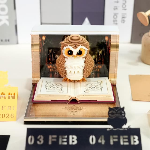 Detalle 2 de Calendario 3D Aquila magica 2025, 2026