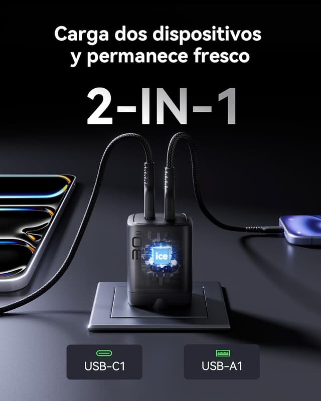 Detalle de INIU 30W Cargador USB C 2 unidades
