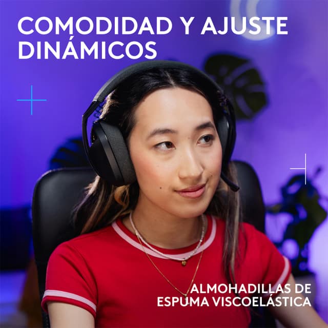 Detalle 2 de Logitech 321 LightSpeed auriculares gaming inalámbricos