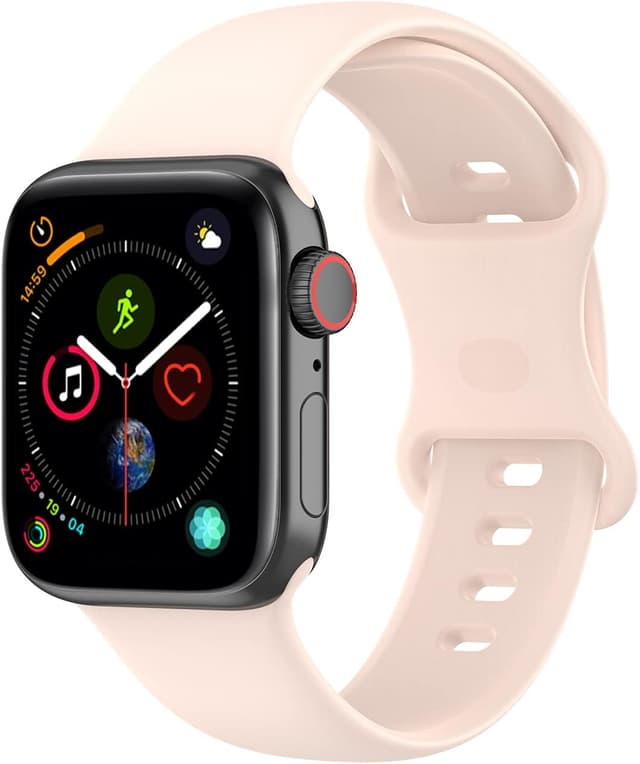 Detalle de Panda Bobo silicone strap for Apple Watch Series 1–10 & SE (38mm–42mm) – soft waterproof sport band