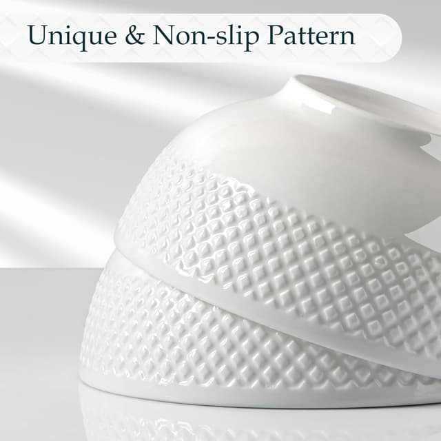 Thumbnail 2 de NUTRIUPS 700ml ceramic cereal bowls set 4pcs 🥣