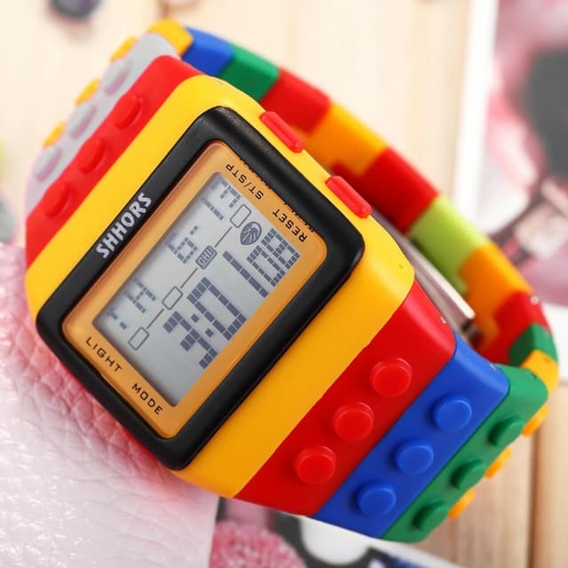 Thumbnail 4 de FENKOO Orologio digitale polso arcobaleno Rosso