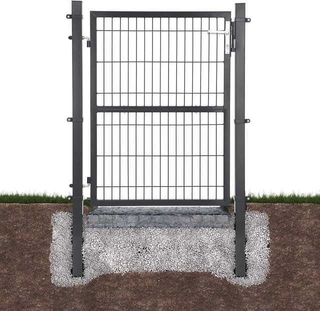 Thumbnail 5 de SONGMICS Portillon de Jardin 106 x 125 cm Maille acier