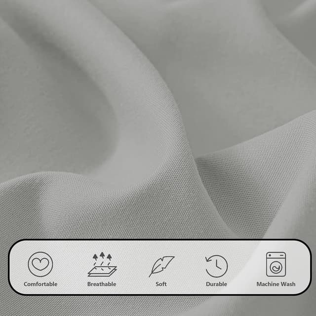 Thumbnail 5 de AR Ware 25 cm Double Fitted Sheet Grey