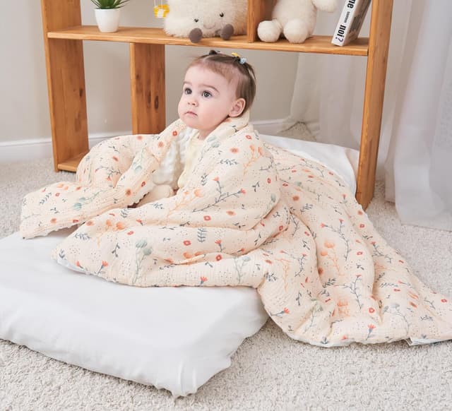 Thumbnail 4 de SUPERBE BEBE Manta Oeko Tex Minky y Muselina 🍼 75x100 cm