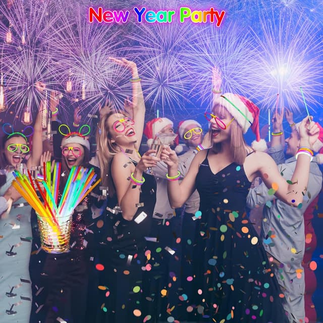 Thumbnail 5 de MOSSNDAR Knicklichter Party Set 100 Stück