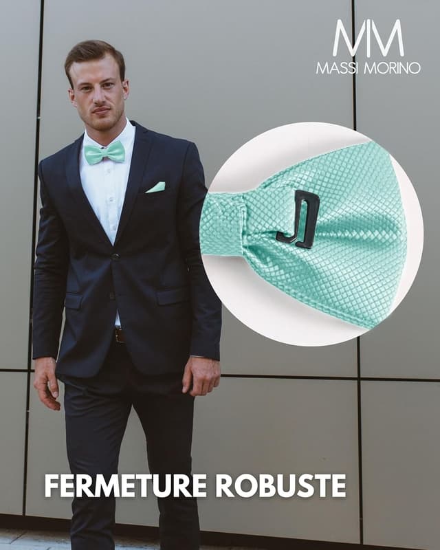 Detalle 1 de Massi Morino nœud papillon réglable