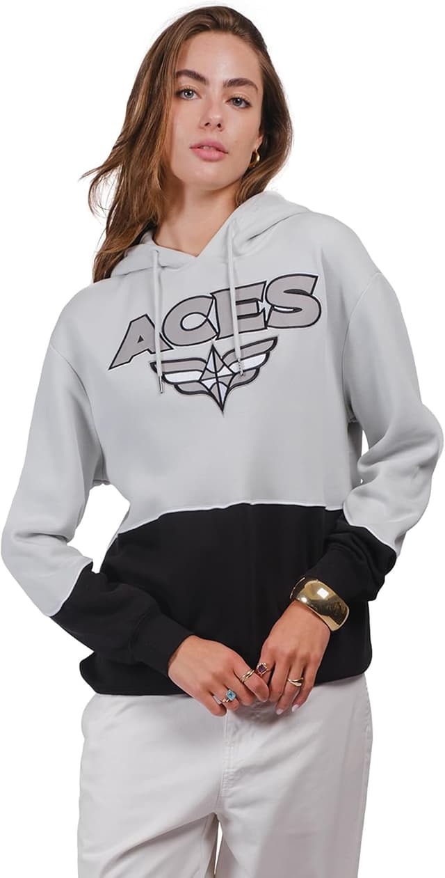 Detalle de Ultra Game Women’s WNBA Official Super Soft Stellar Hoodie Sweatshirt