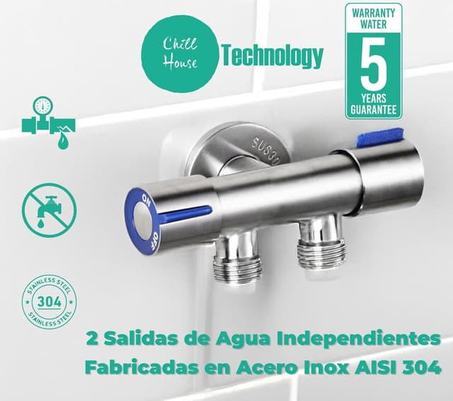 Thumbnail 2 de CHILL HOUSE Ducha higiénica para WC con doble salida