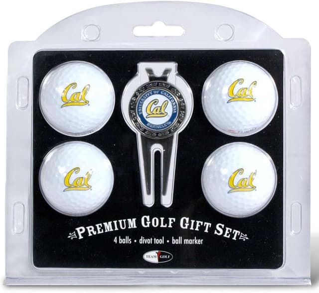Detalle de Team Golf NCAA Regulation Size Golf Balls Gift Set (4 Balls) with Divot Tool & Magnetic Marker