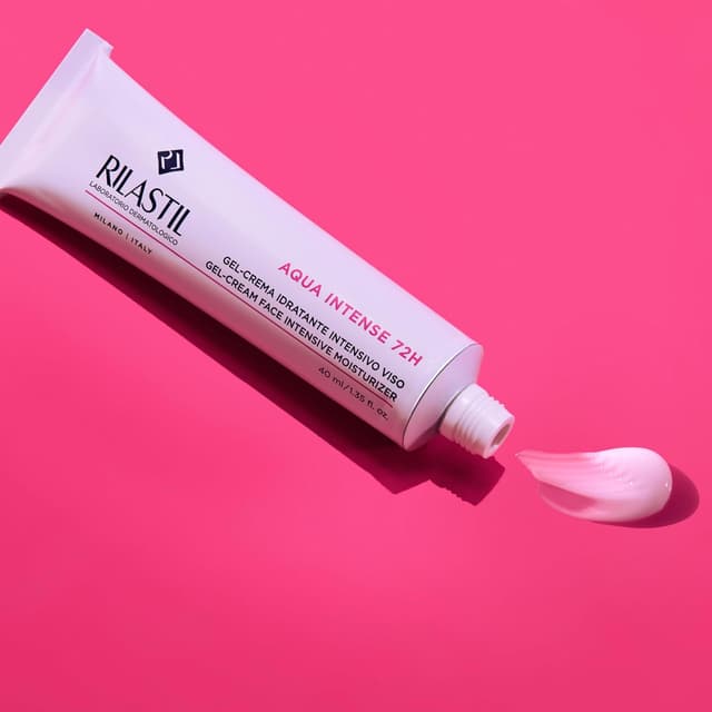 Detalle de Rilastil Aqua Intense 72H Gel-Creme mit Hyaluronsäure & Ceramiden, 40 ml