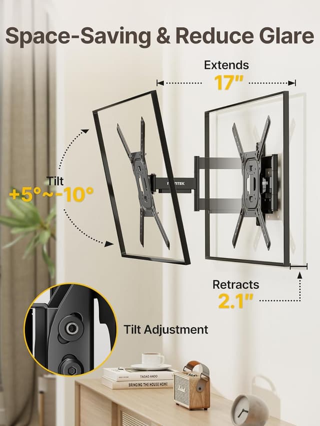 Thumbnail 5 de monTEK Full Motion TV Wall Mount 23–65"