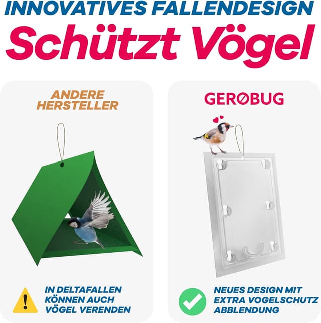 Detalle 2 de Bio Apfelwickler Pheromonfalle – 2er-Set für gesunde, wurmfreie Äpfel